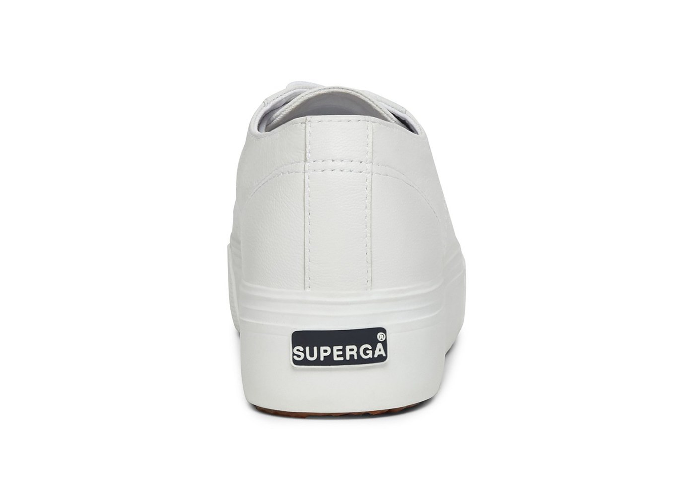 Superga Plataforma Mujer Blancas - 2790 Nappa Cuero - 490172CTW